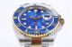EW Factory New 41MM Rolex Submariner Two Tone Watch Blue Dial & Bezel (2)_th.jpg